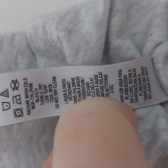 Skims High Neck Boyfriend Tank Light Heather Gray Siz 2X - Picture 5 of 5